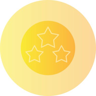 Yıldız simgesi vektör illüstrasyonu