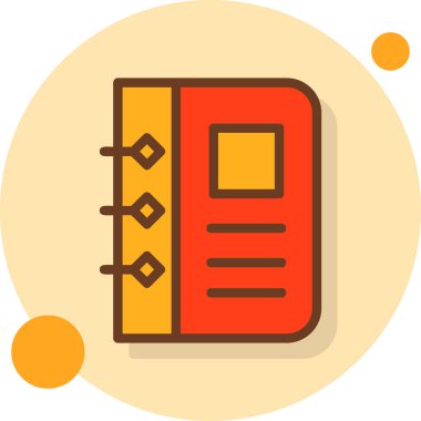 kitap simgesi vektör illüstrasyonu