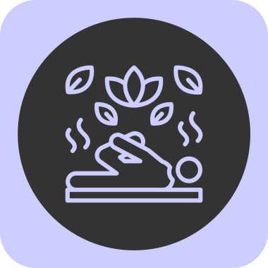 Bir ağaç simgesinin vektör illüstrasyonu