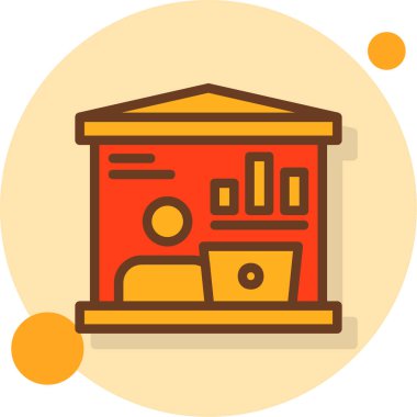 Mutfak. Web simgesi basit illüstrasyon