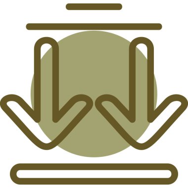 Kahve fincanı. Web simgesi vektör illüstrasyonu