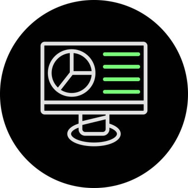 veri simgesi vektör illüstrasyonu