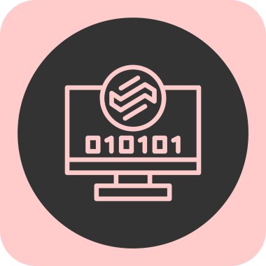 seo modern simgesinin vektör illüstrasyonu