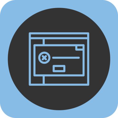 Web simgesi vektör illüstrasyonu