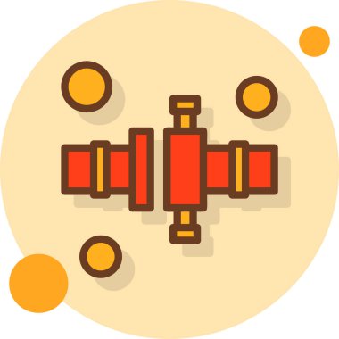 Tek bir simgenin vektör illüstrasyonu