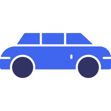 araba araç simgesi vektör illüstrasyonu