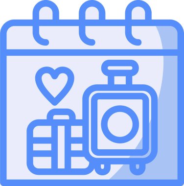 Takvim. Web simgesi basit illüstrasyon