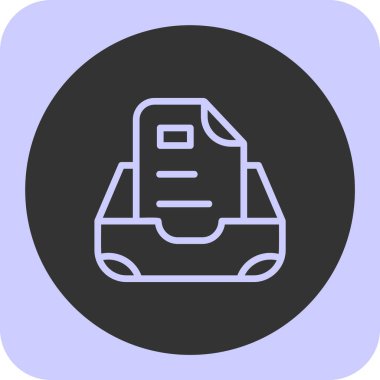 Bir b eksikliği simgesinin vektör çizimi