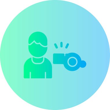 Robot simgesinin vektör illüstrasyonu