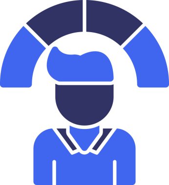 avatar. Web simgesi basit illüstrasyon