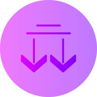 Modern bir simgenin vektör illüstrasyonu