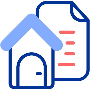 ev web simgesi basit illüstrasyon