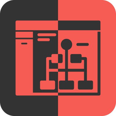 seo modern simgesinin vektör illüstrasyonu