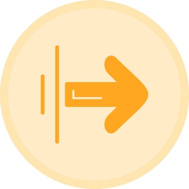 trend biçimi izole edilmiş arkaplanda sağ yol simgesi