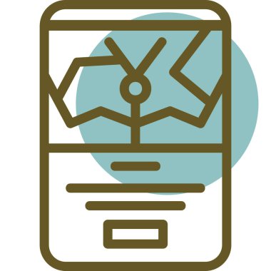 Web simgesi, bilgi kavramının vektör illüstrasyonu