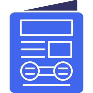 Web simgesi vektör illüstrasyonu