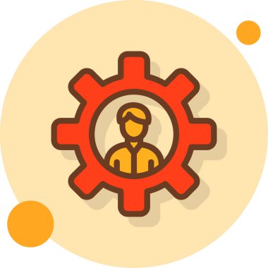 Takım & için iş yönetimi dairesi simgesi