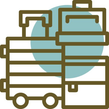 Kargo konteynırı. Web simgesi