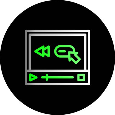 seo modern simgesinin vektör illüstrasyonu