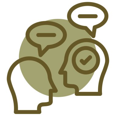 Beyin. Web simgesi vektör illüstrasyonu