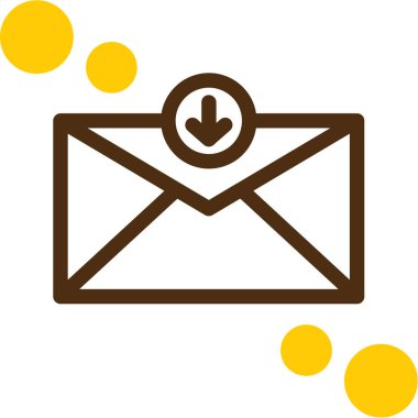 E- posta simgesi vektör illüstrasyonu