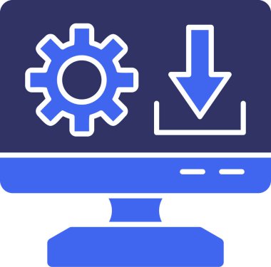 Ayarlama. Web simgesi basit illüstrasyon
