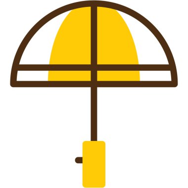 İnşaat miğferi ikon vektör illüstrasyonu