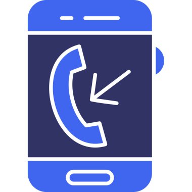 Çağrı. Web simgesi basit illüstrasyon