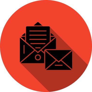 E- posta simgesinin vektör illüstrasyonu