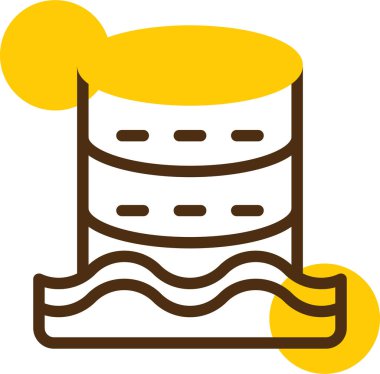 Peynir simgesi vektör illüstrasyonu