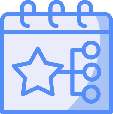 Takvim. Web simgesi basit illüstrasyon