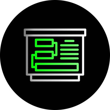 seo modern simgesinin vektör illüstrasyonu