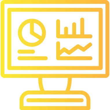 işletme tahtası grafik simgesi düz biçimli