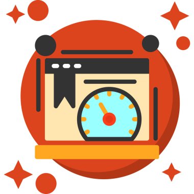 pusula simgesi. vektör illüstrasyonu