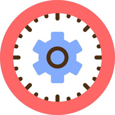 Teçhizat Web simgesi basit illüstrasyon