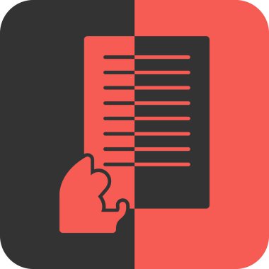 belge dosya simgesi doldurulmuş özet biçimi
