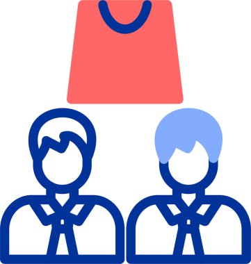 Modern simgenin vektör illüstrasyonu