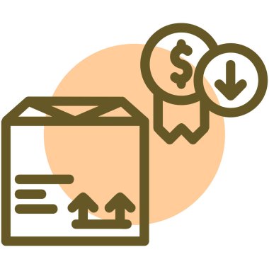 servis simgesi vektör illüstrasyonu