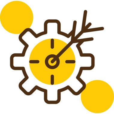 dişli simgesi vektör illüstrasyonu