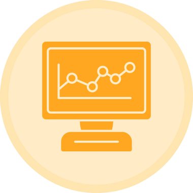 analitik simge vektör illüstrasyonu