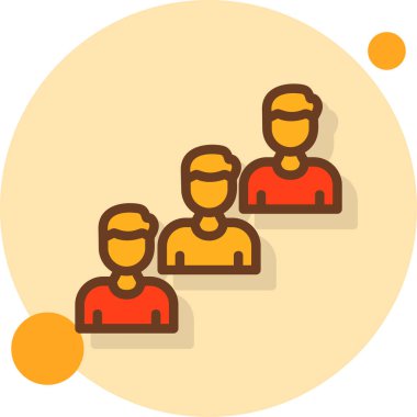 insanlar simge vektör illüstrasyonu