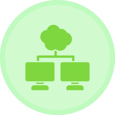 Modern b 'nin vektör illüstrasyonu bulut simgesinden yoksun