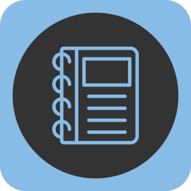 belge simgesi vektör illüstrasyonu