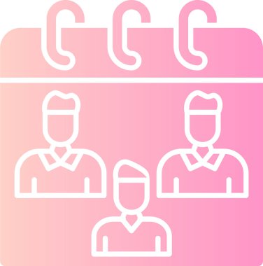 Takım simgesi vektör illüstrasyonu