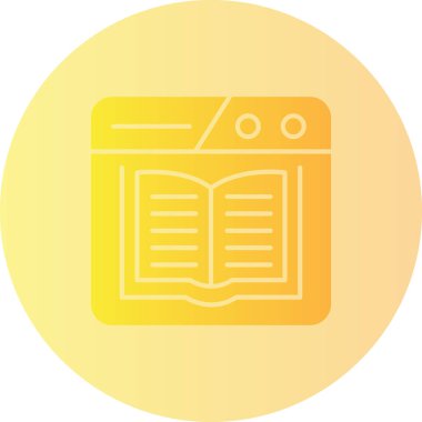 kitap simgesi vektör illüstrasyonu