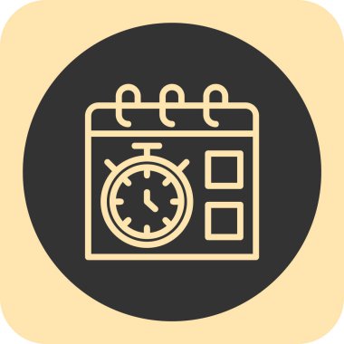 vektör simge saatin