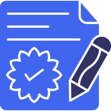 Kontrol listesi. Web simgesi basit illüstrasyon