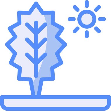 Hava durumu simgesi, vektör illüstrasyonu