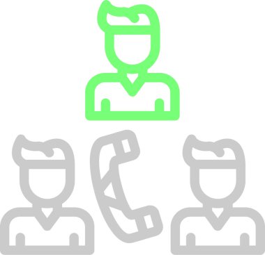 Müşteri servisi vektör simgesi