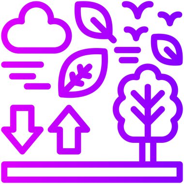 Bulut simgesi vektör illüstrasyonu